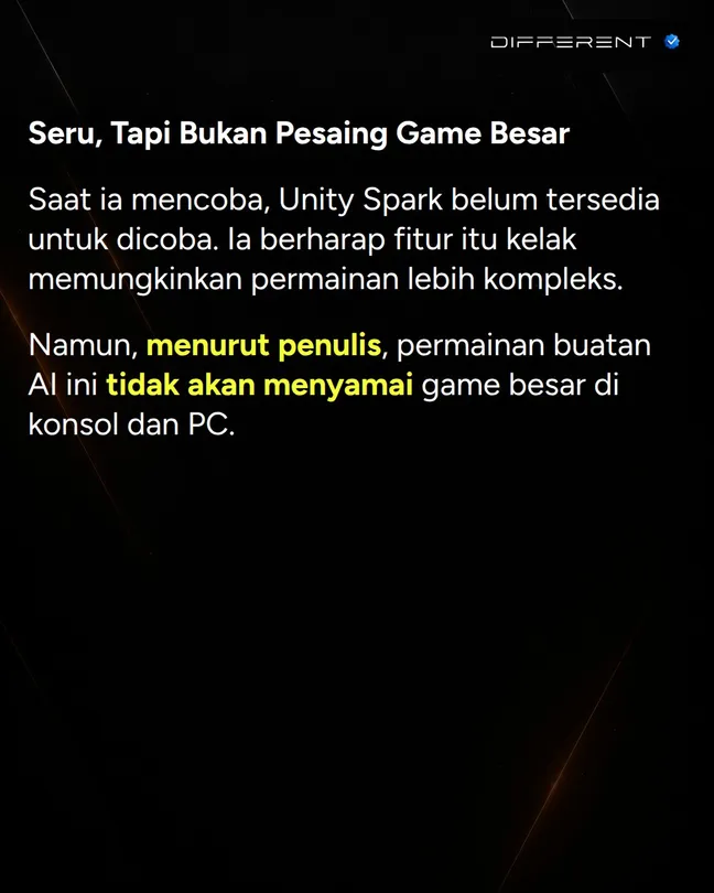 Batasnya: belum menyaingi game besar