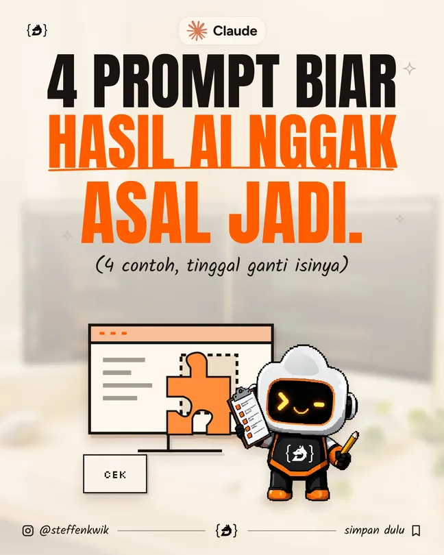 Sampul: 4 prompt biar hasil AI nggak asal jadi