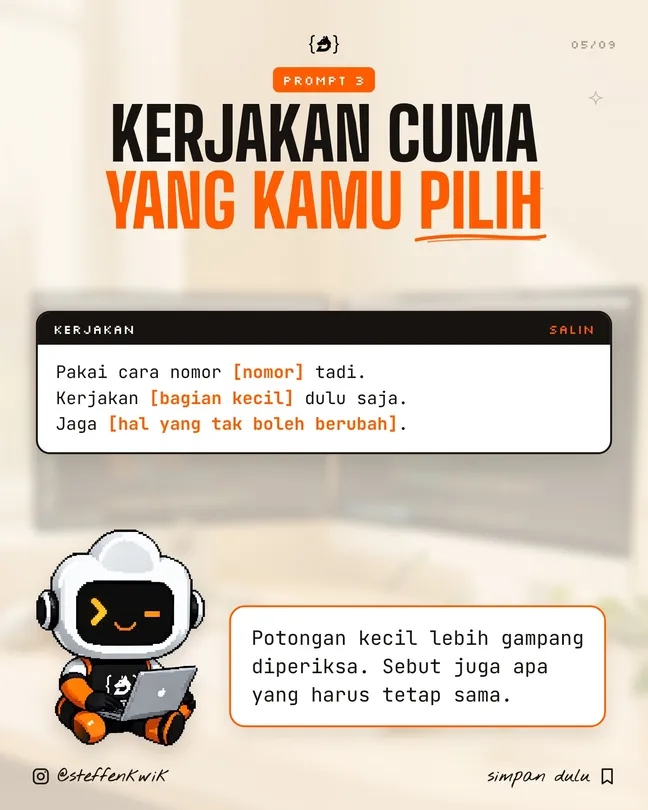 Kerjakan yang kamu pilih