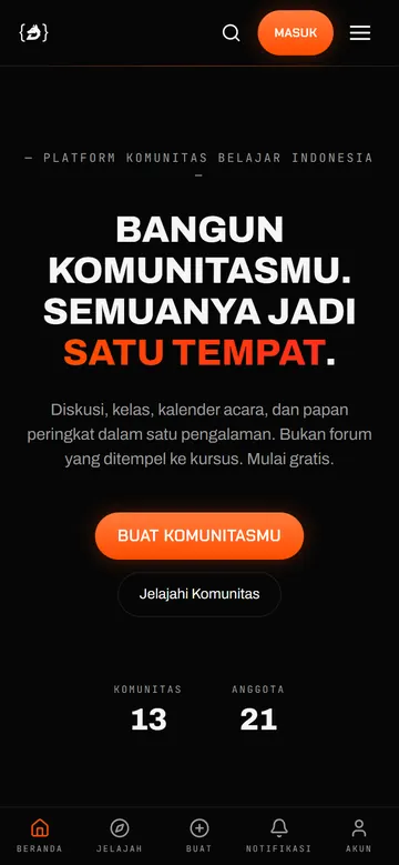 Tampilan HP Berkembang Network